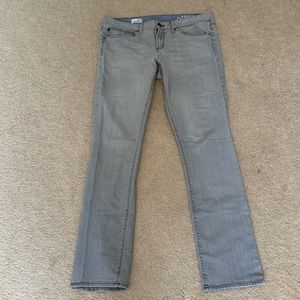 EUC GAP Straight Leg Grey Jeans